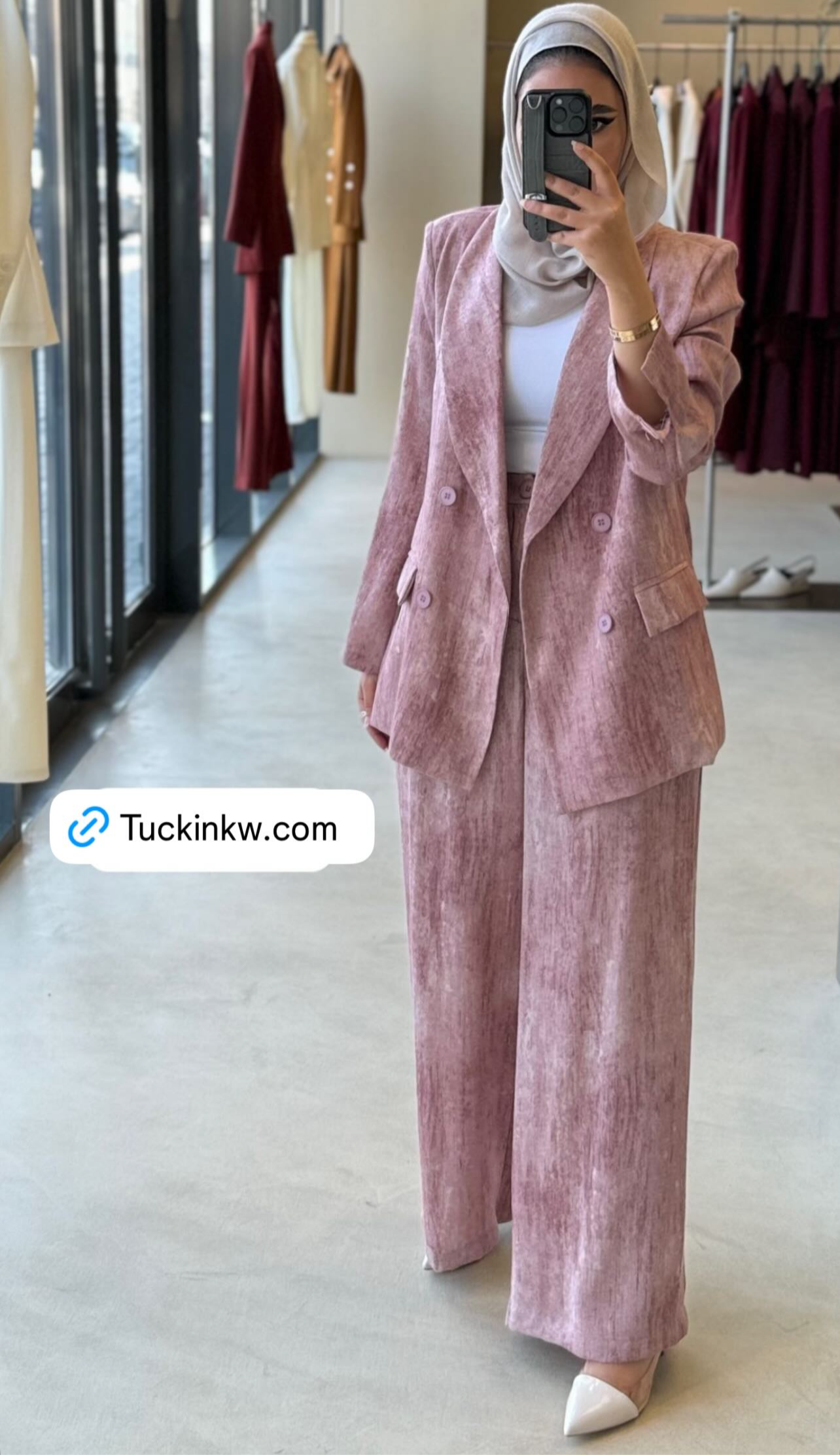 Linen Fashion Suit Two piece
