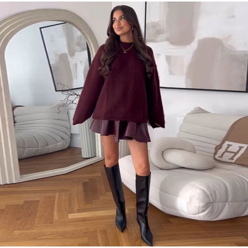 Coat Casual Long Sleeves Winter