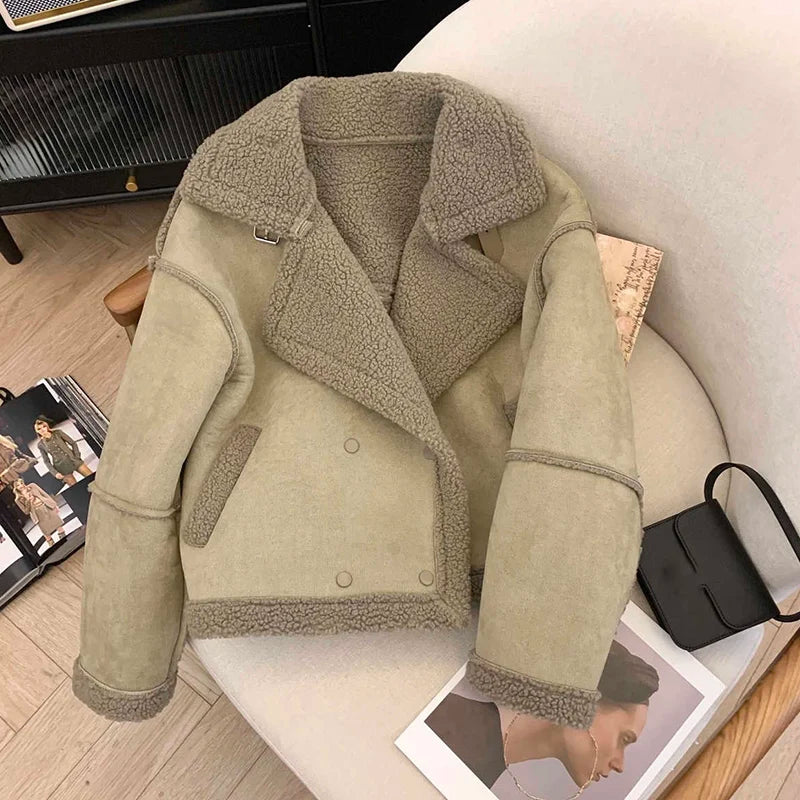 Faux Fur Jackets Winter Warm