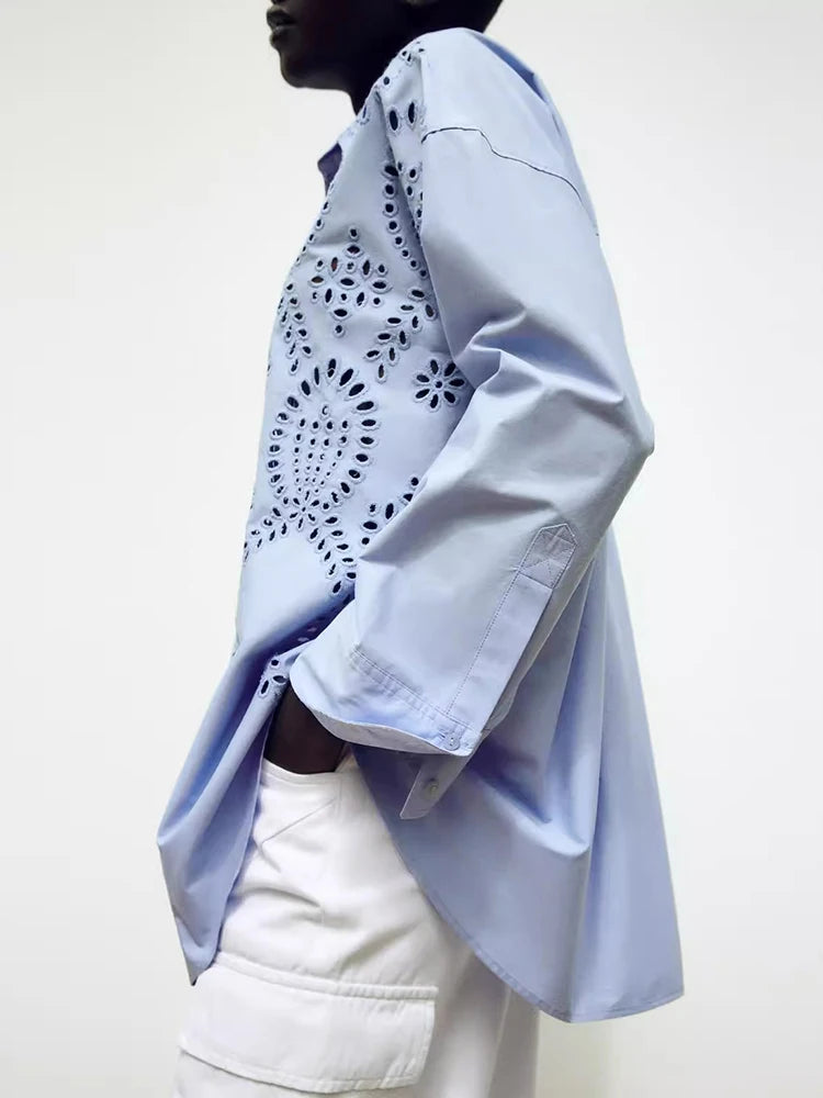 Embroidered Casual Shirt - Long Sleeve