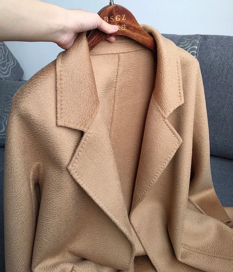 Casual Big Coat Lapel Long Seelve