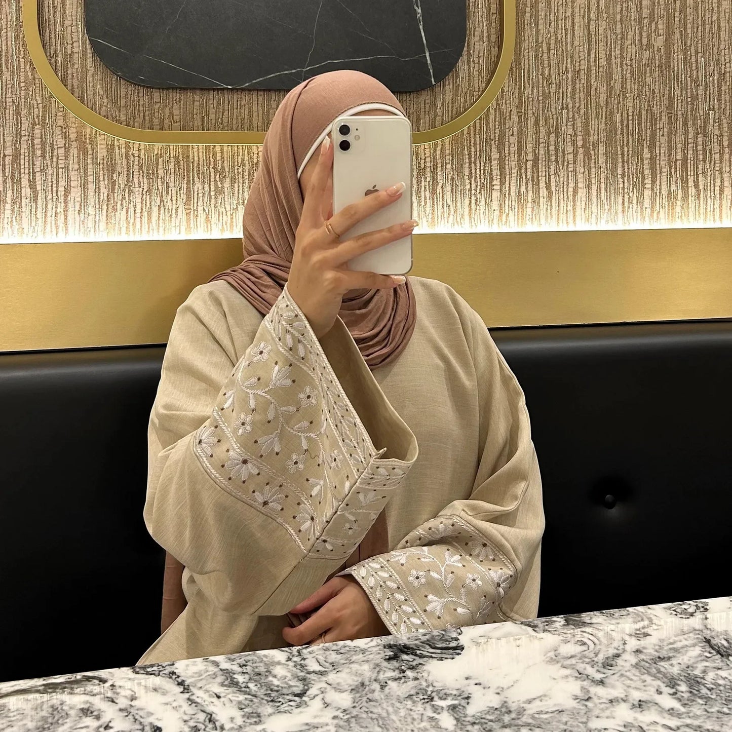 Cotton Linen Abaya