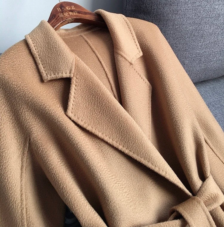 Casual Big Coat Lapel Long Seelve