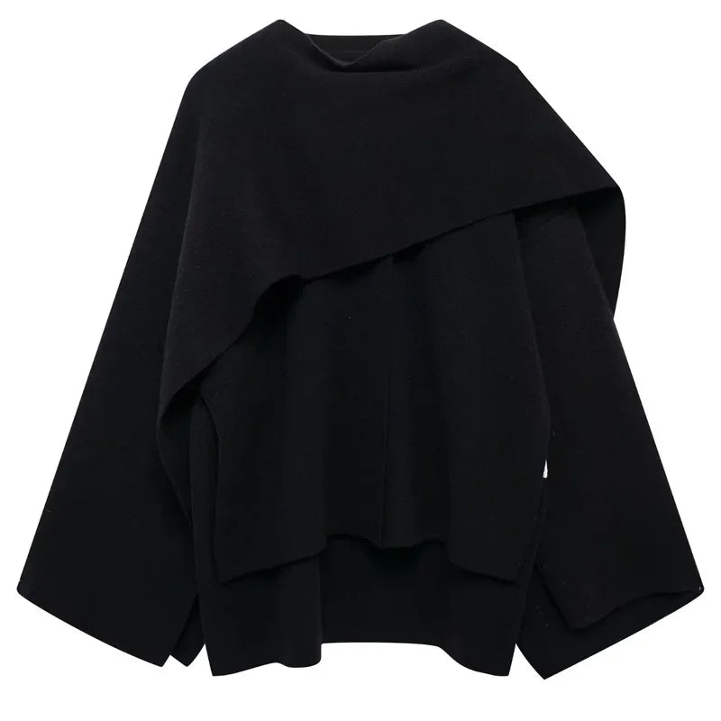Scarf Cardigan Sweater Winter Coats Long Sleeve Caots Casual