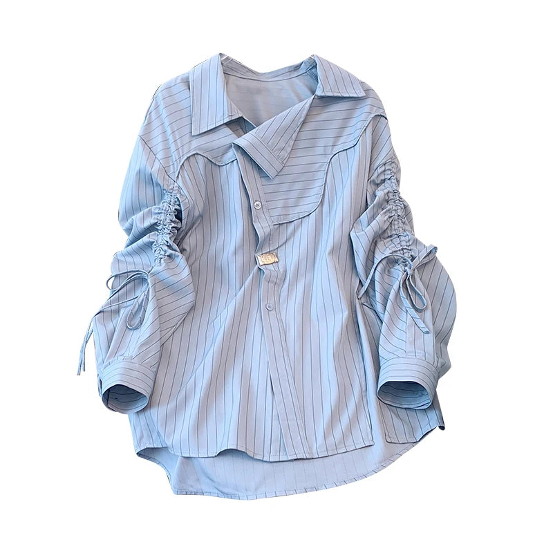 Blue Striped Shirts and Blouses Vintage