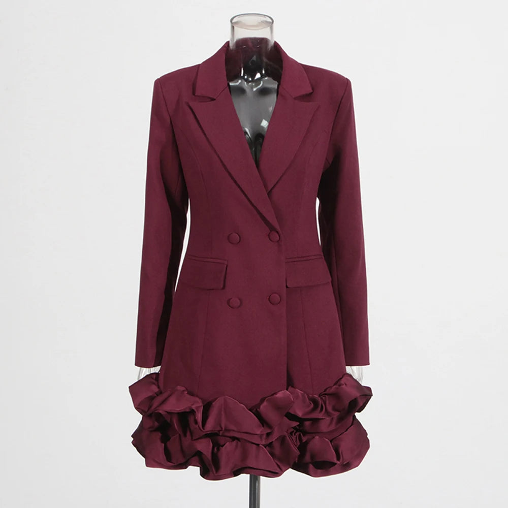 Mini Dress Flip Collar