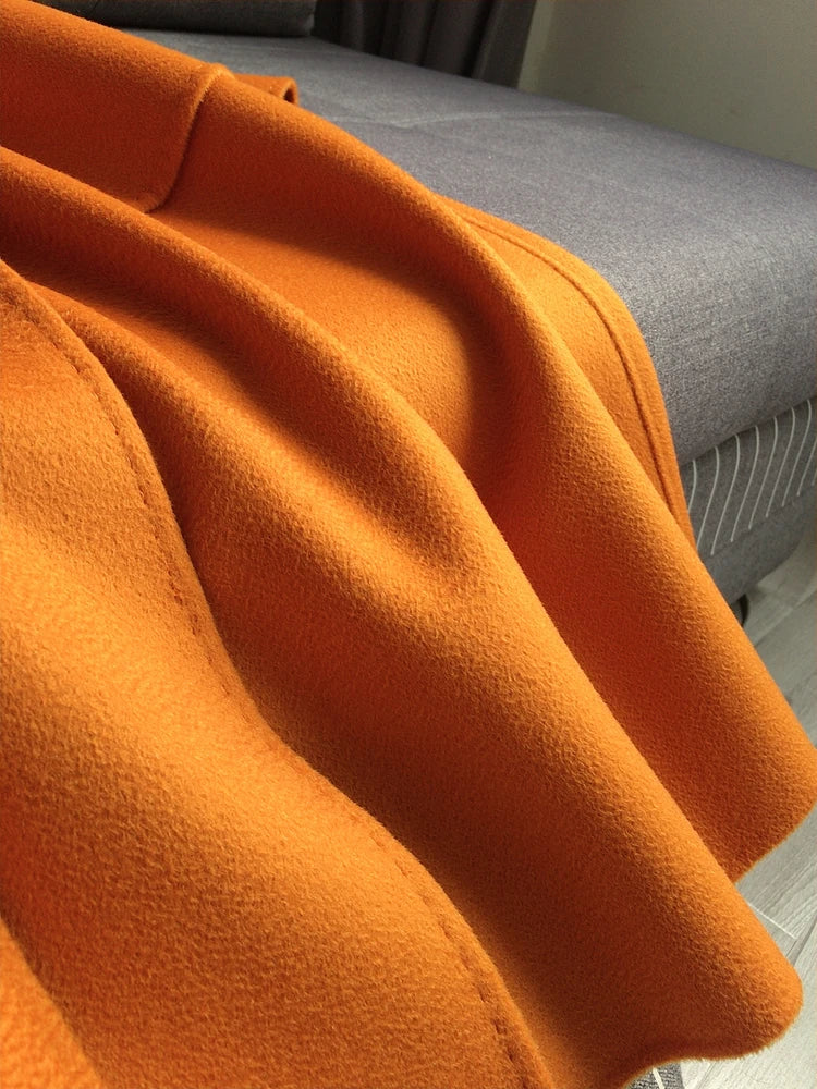 Casual Big Coat Lapel Long Seelve