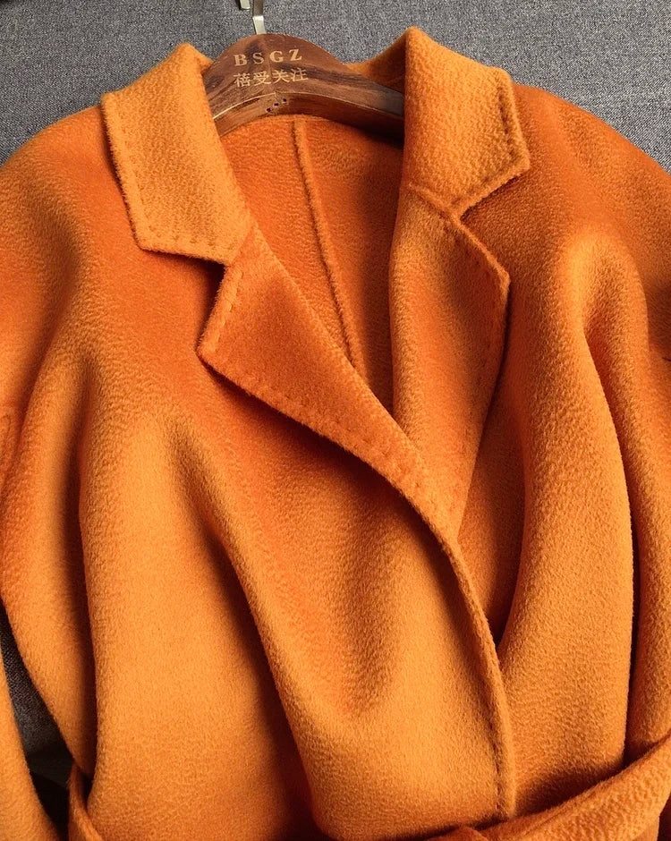Casual Big Coat Lapel Long Seelve