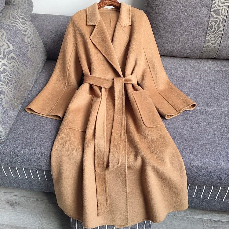 Casual Big Coat Lapel Long Seelve