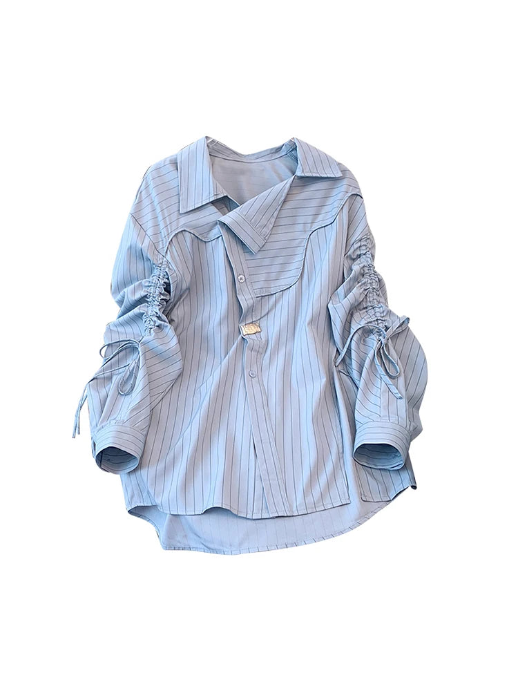 Blue Striped Shirts and Blouses Vintage