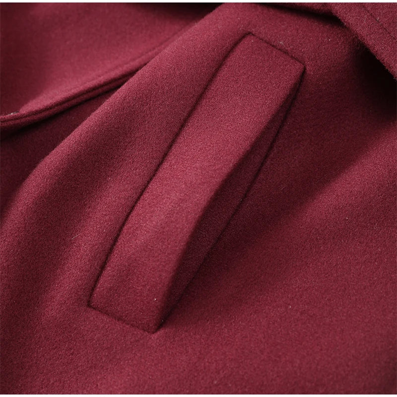 Coat Casual Long Sleeves Winter
