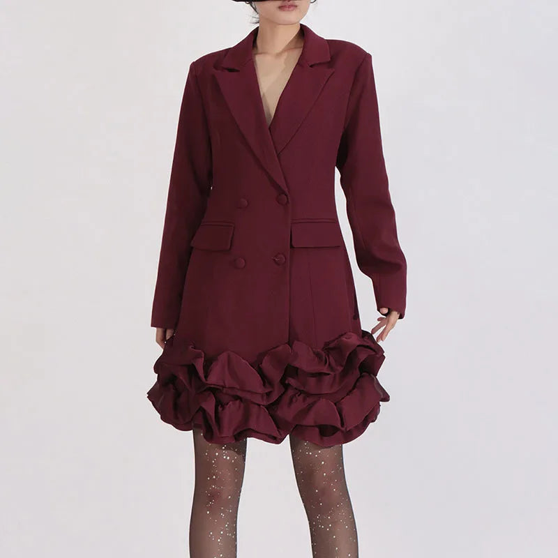 Mini Dress Flip Collar