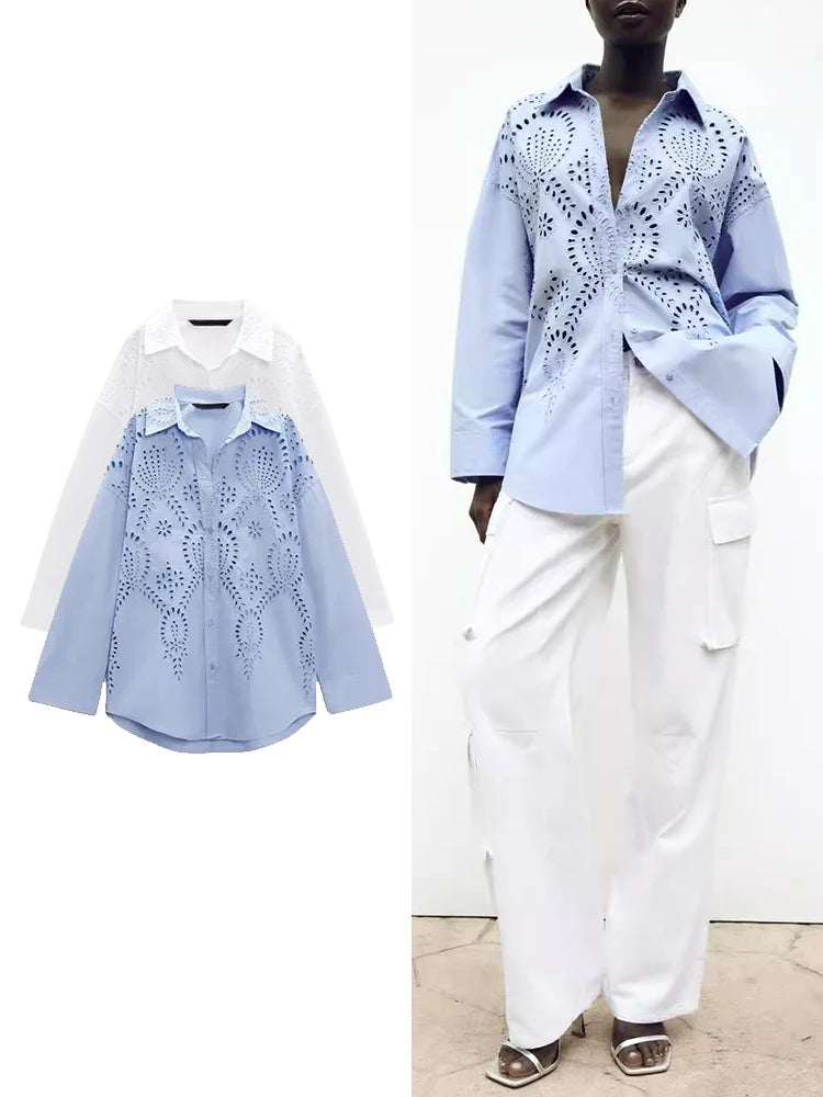Embroidered Casual Shirt - Long Sleeve