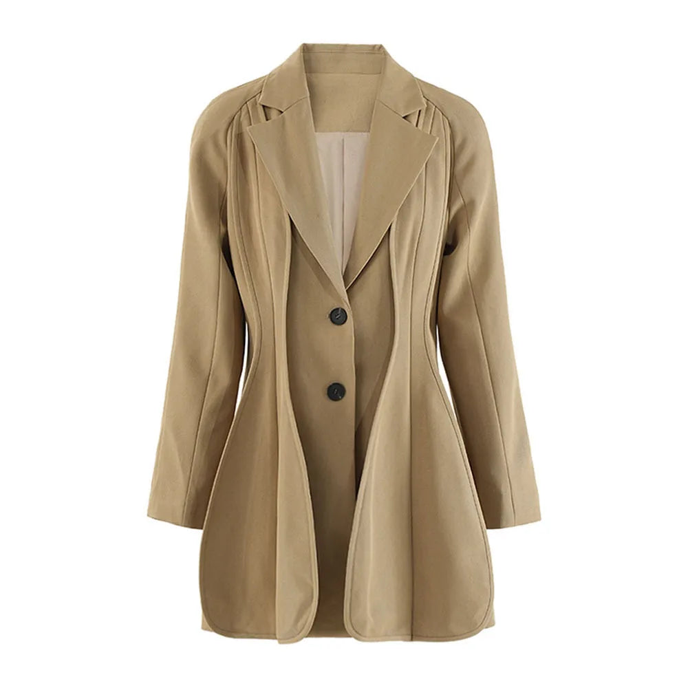High-end Light Brown Blazer