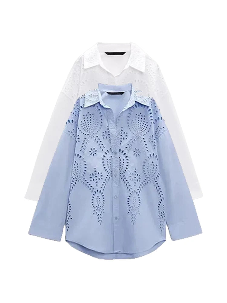 Embroidered Casual Shirt - Long Sleeve