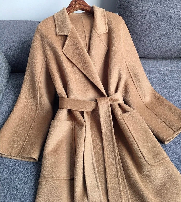 Casual Big Coat Lapel Long Seelve
