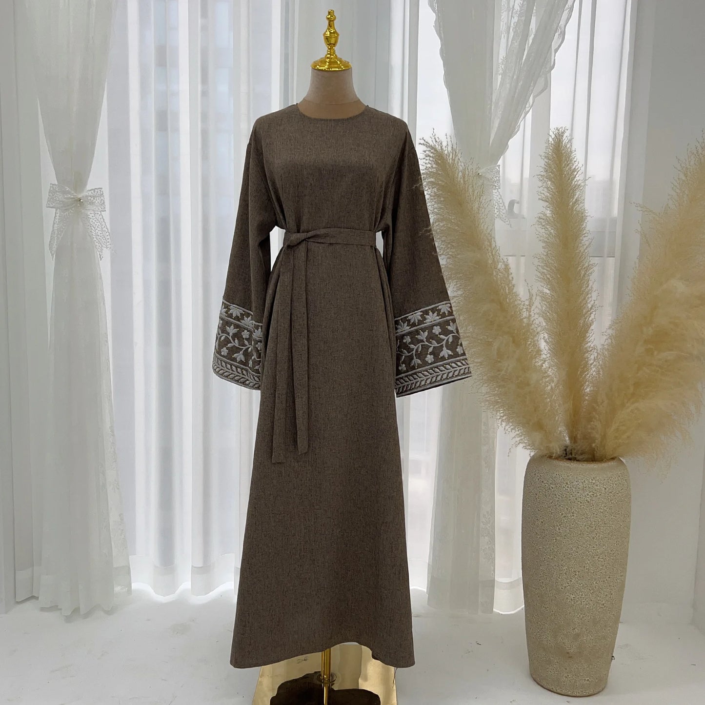 Cotton Linen Abaya