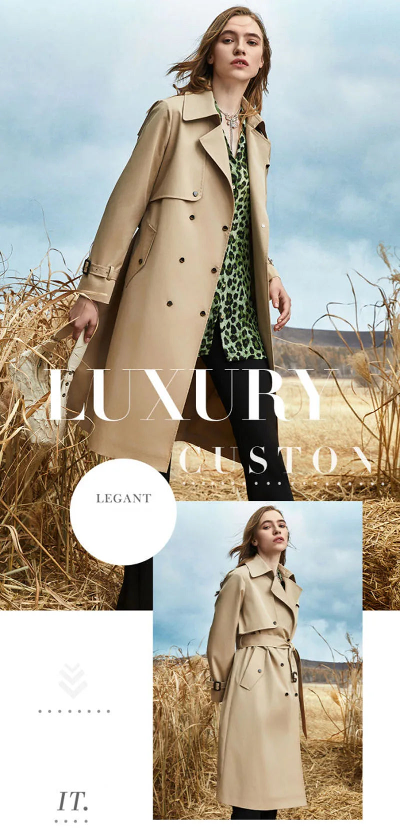 long casual coat spring