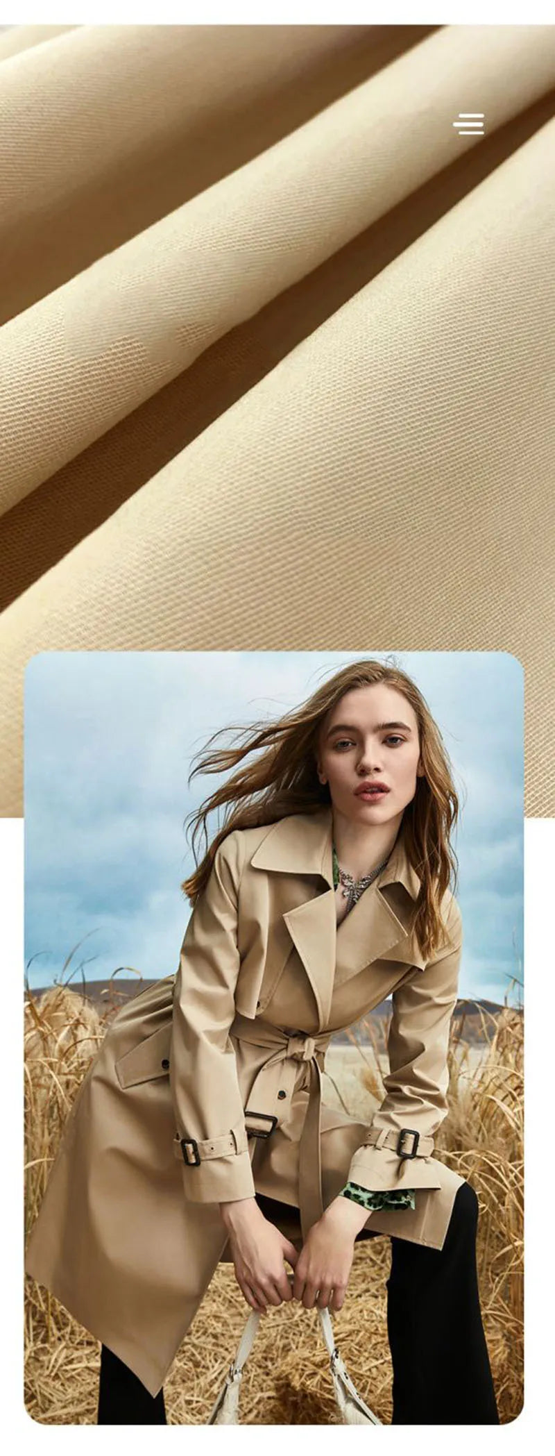 long casual coat spring