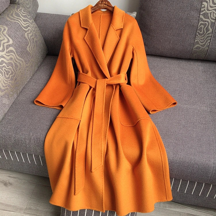Casual Big Coat Lapel Long Seelve
