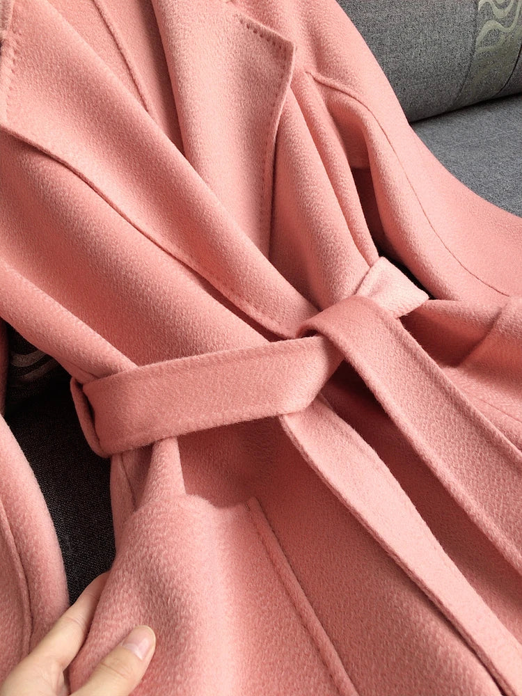 Casual Big Coat Lapel Long Seelve