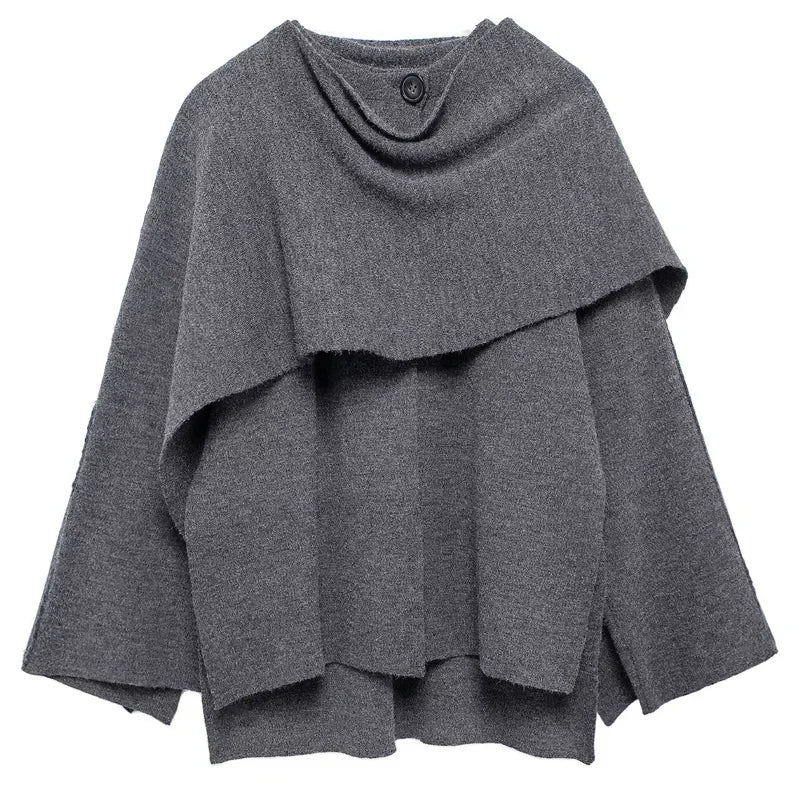 Scarf Cardigan Sweater Winter Coats Long Sleeve Caots Casual