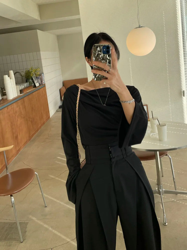 Loose Pleated Trousers