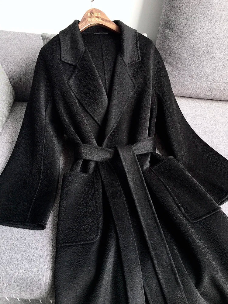 Casual Big Coat Lapel Long Seelve