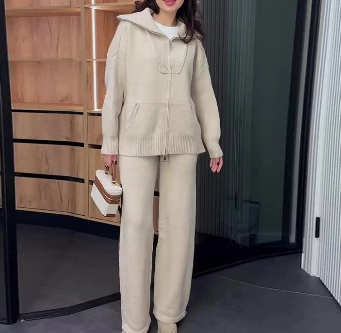 Two Piece Sets Outfit Cardigan and Pants