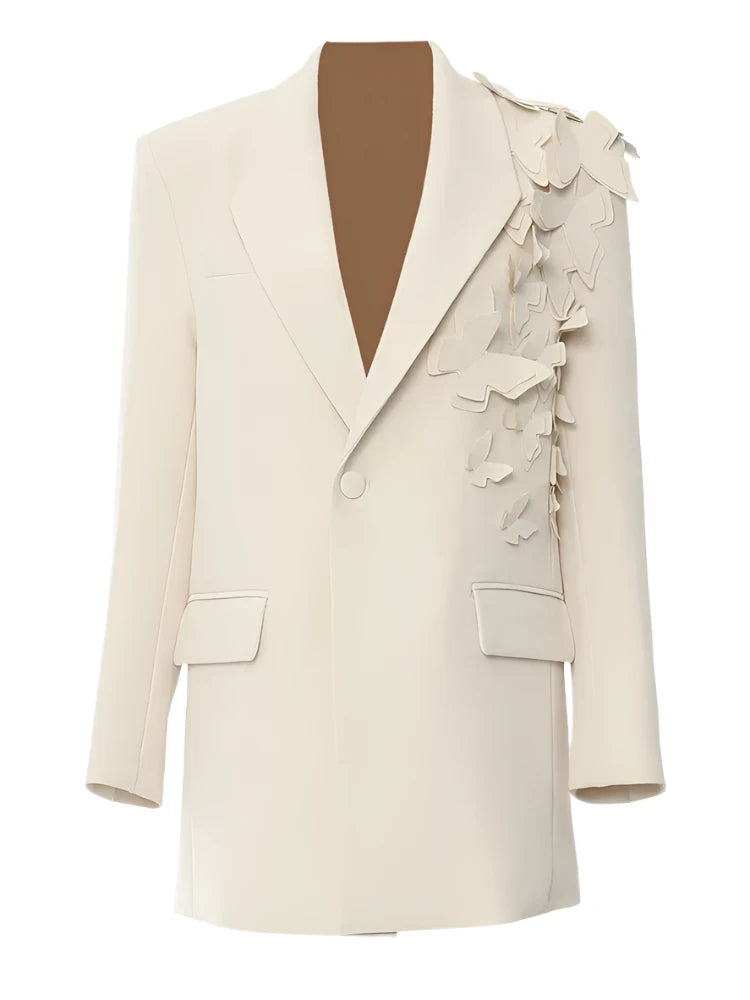 Apricot Color Elegant Blazer