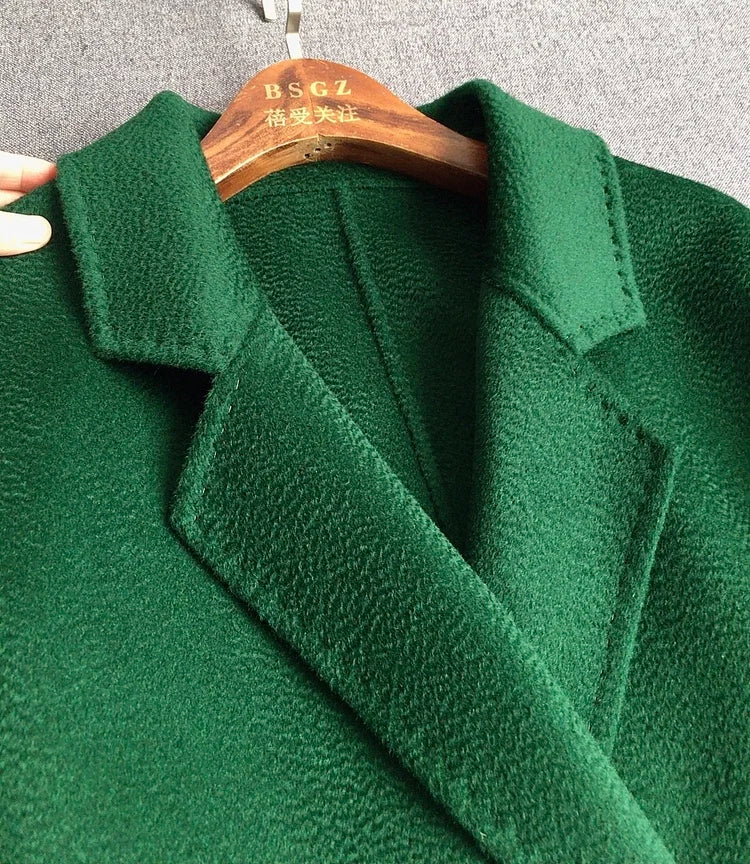 Casual Big Coat Lapel Long Seelve