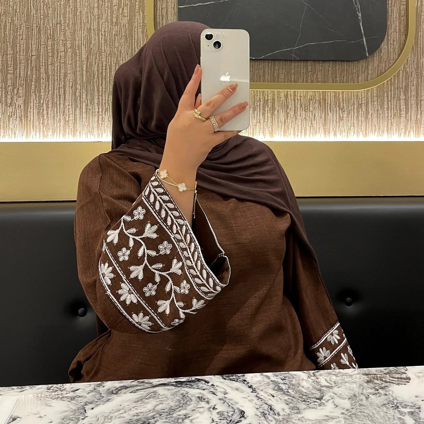 Cotton Linen Abaya