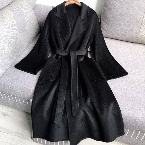 Casual Big Coat Lapel Long Seelve