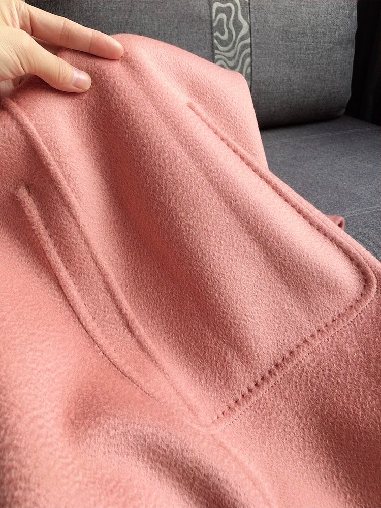 Casual Big Coat Lapel Long Seelve