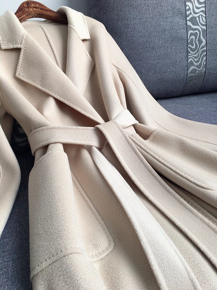 Casual Big Coat Lapel Long Seelve