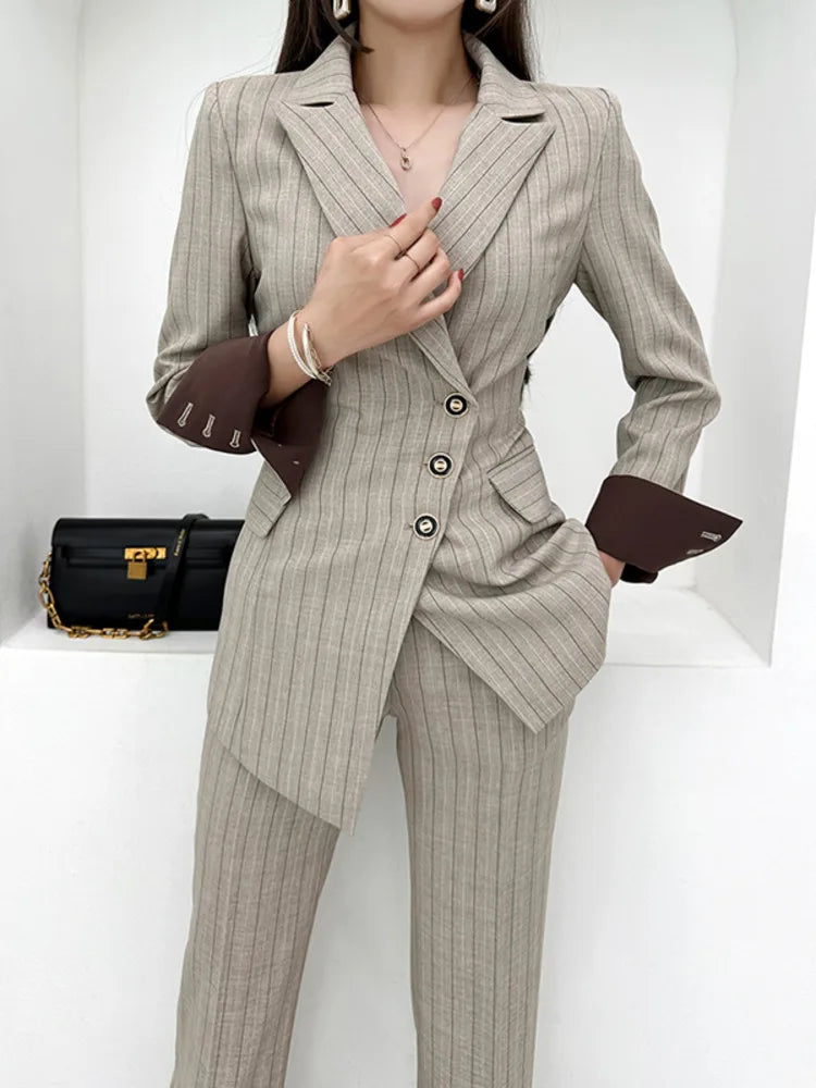 Blazer pant sets 2 piece