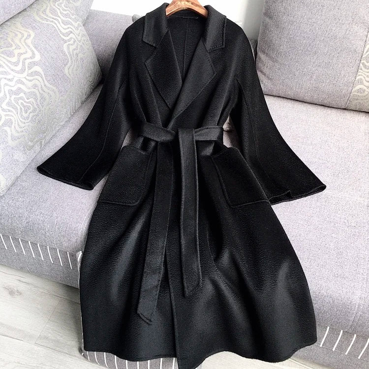 Casual Big Coat Lapel Long Seelve