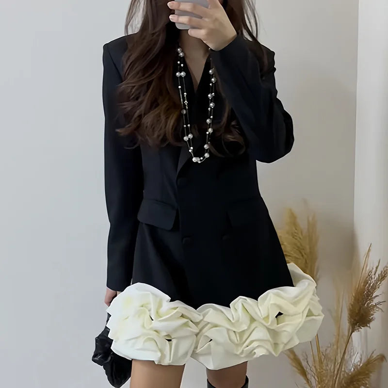 Mini Dress Flip Collar