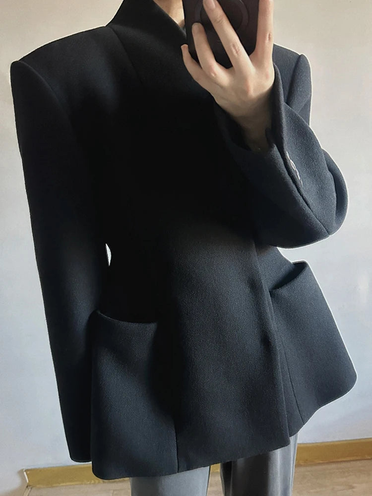 Blazer Stand Collar