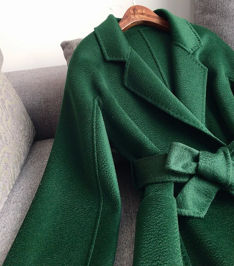 Casual Big Coat Lapel Long Seelve