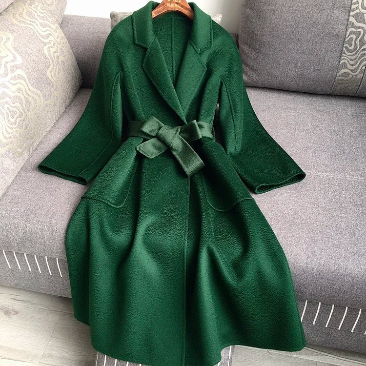 Casual Big Coat Lapel Long Seelve