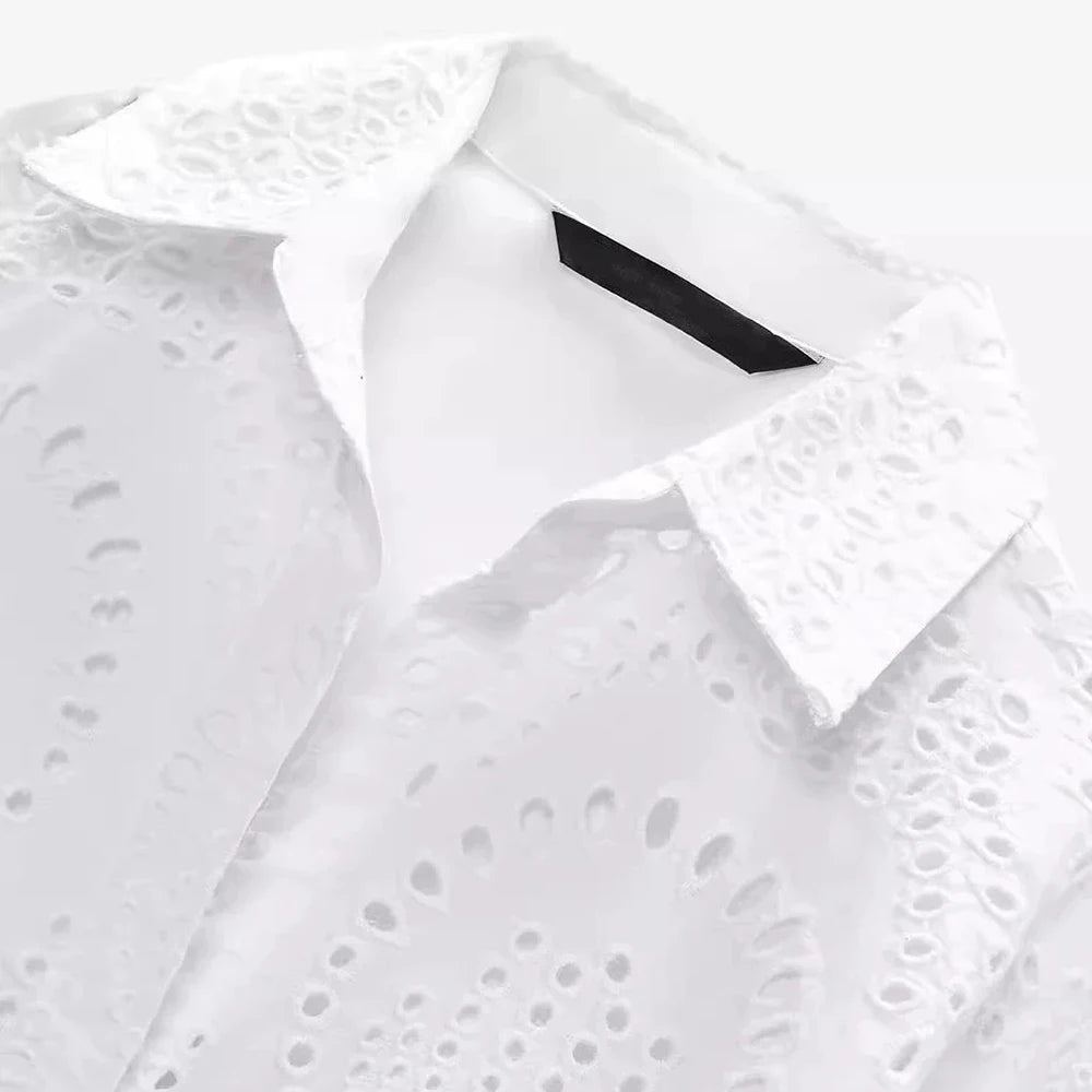 Embroidered Casual Shirt - Long Sleeve