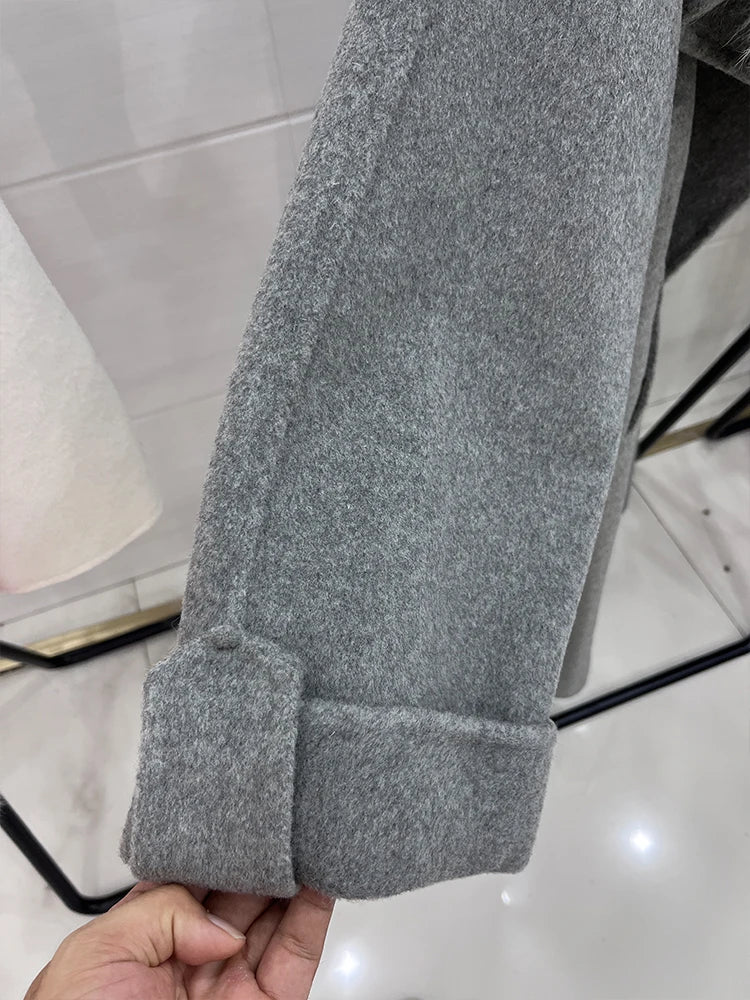 Coat Winter Jacket Natural Fox Fur Collar