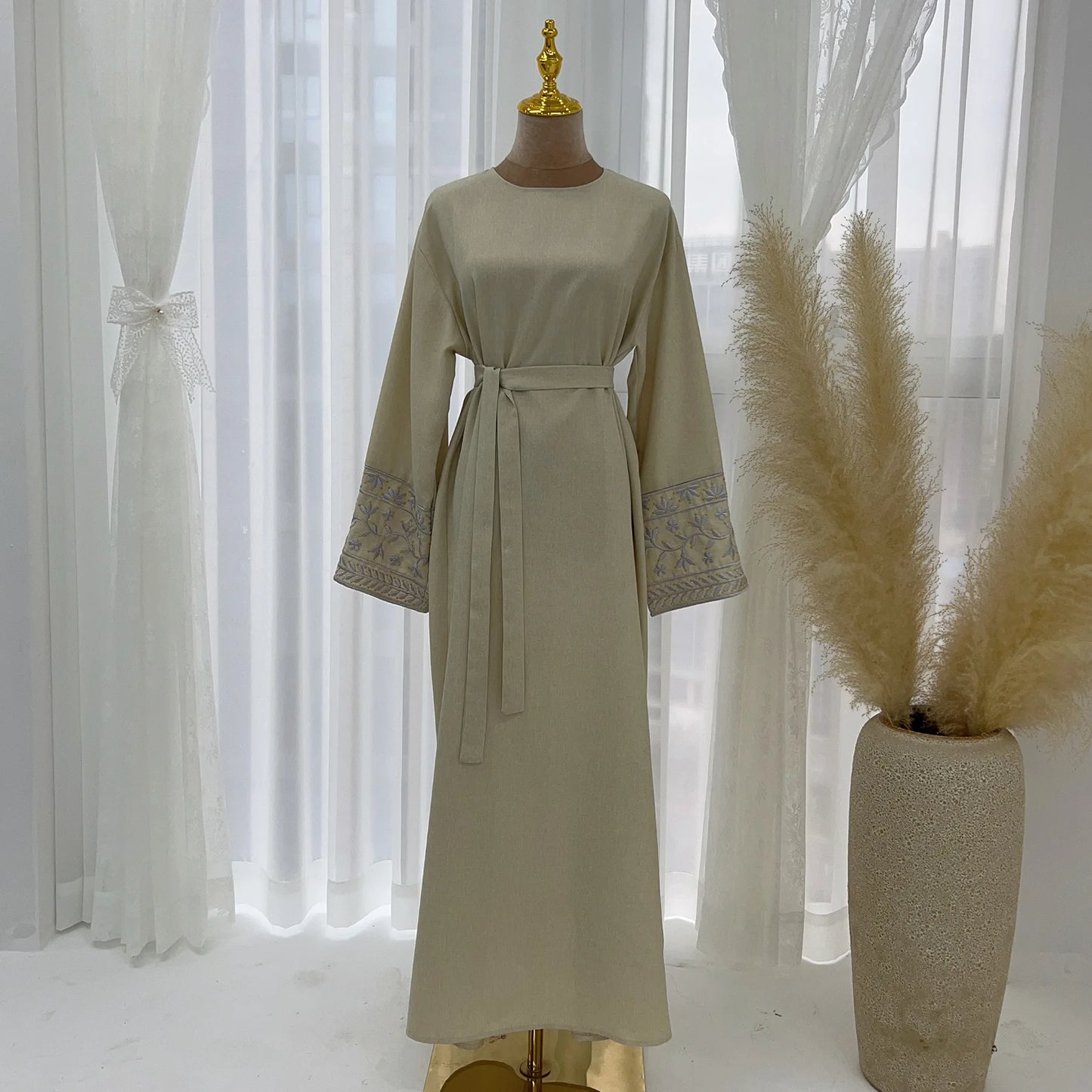 Cotton Linen Abaya