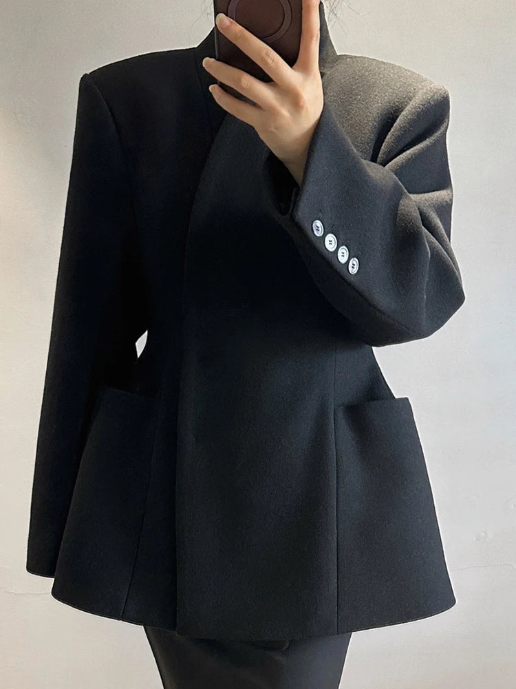 Blazer Stand Collar