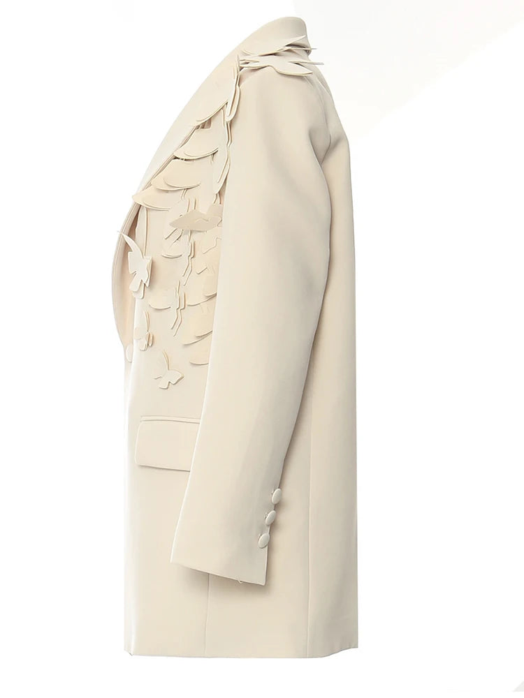Apricot Color Elegant Blazer