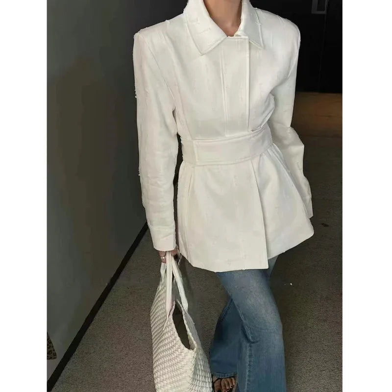 Feminine Minimalist Suit Jacket