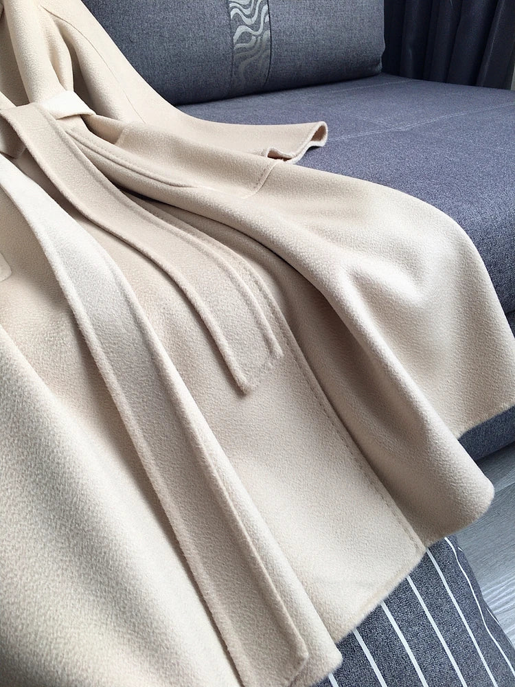 Casual Big Coat Lapel Long Seelve