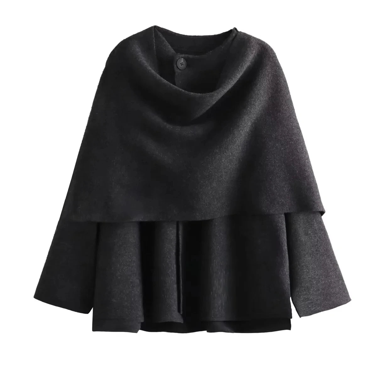 Scarf Coat Long Sleeve Streetwear Causal Coats