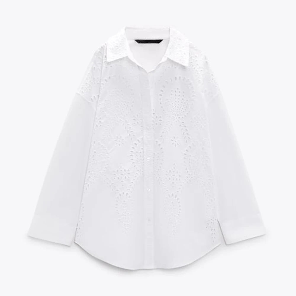 Embroidered Casual Shirt - Long Sleeve